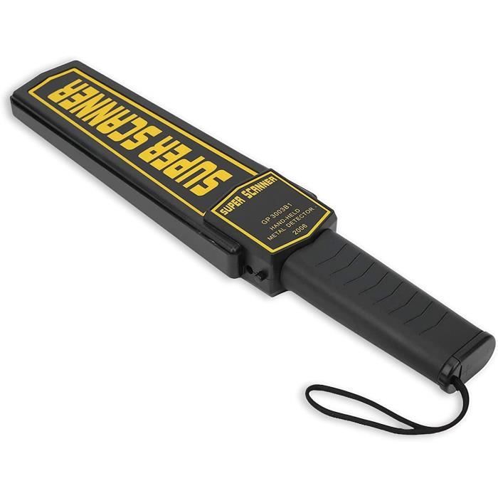 détecteur de métaux de sécurité portable, détecteur de métaux portable, scanner d'inspection de sécurité sensible pour scanne[A193]