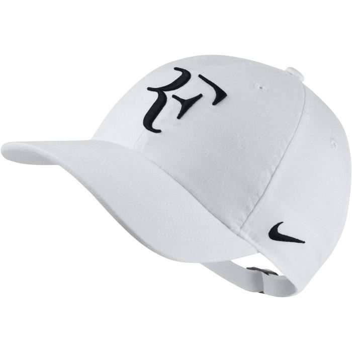 NIKE Casquette de tennis Rf U Arobill H86 - Homme - Blanc