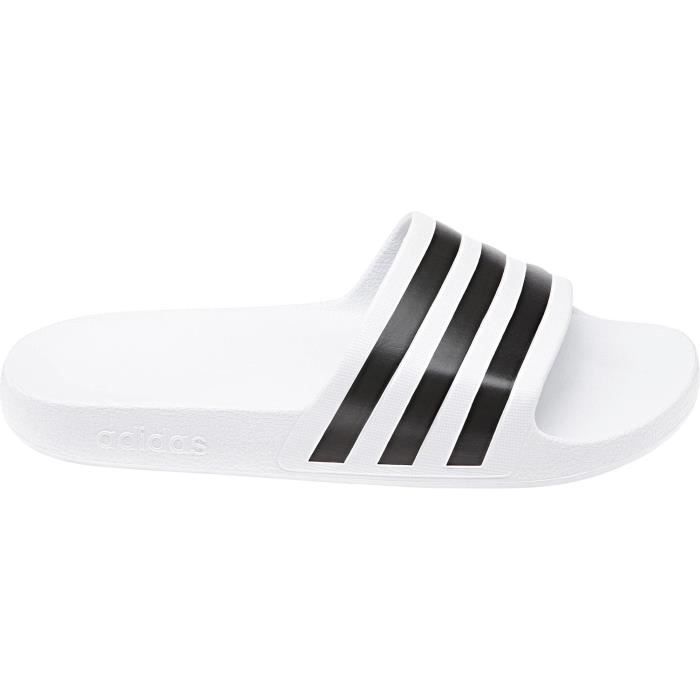 ADIDAS  Claquette ADILETTE AQUA pour hommes - FTWWHT/CBLACK/FTWWHT