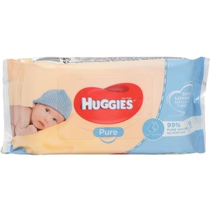 HUGGIES  Lingettes pure x56