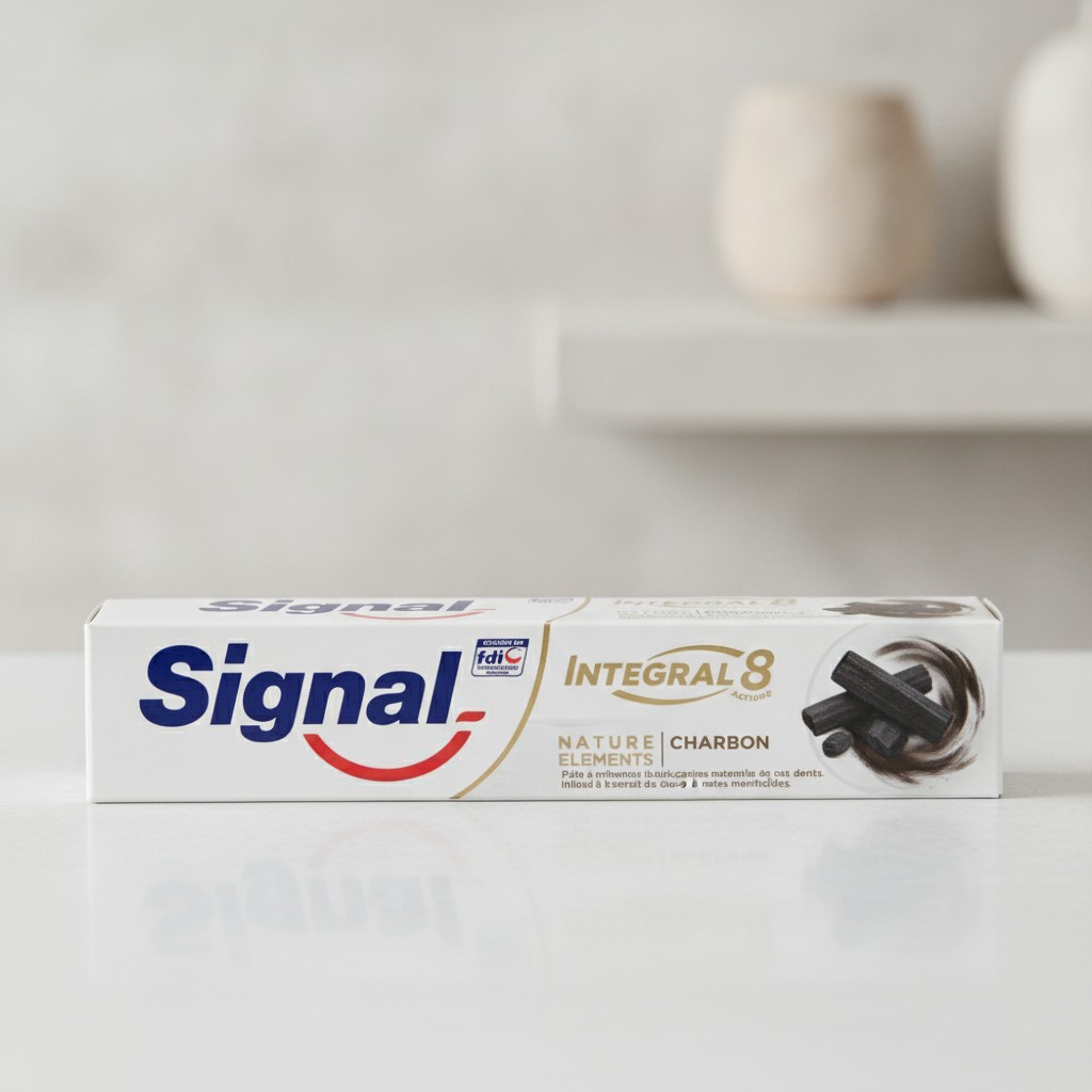 75ml - SIGNAL Dentifrice Natural Elements CHARBON - Marjane Mall - Image 2
