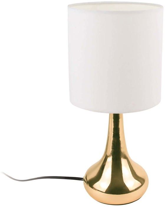 Lampe touch en métal doré 32.5 cm