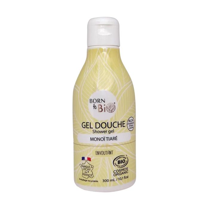 Born to Bio - Gel Douche Monoï Tiaré - 300ml - Cosmetique Bio