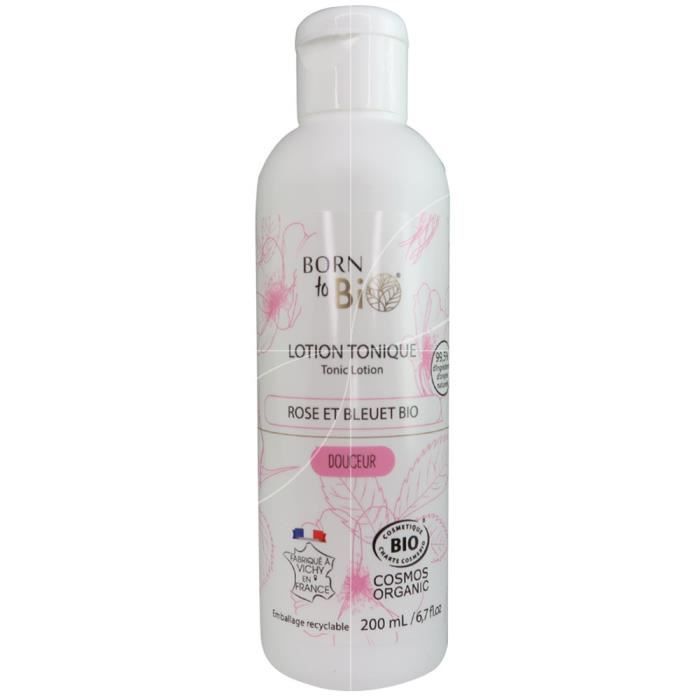 Born to Bio - Lotion tonique Rose Bleuet Bio - 200ml - Cosmetique Bio