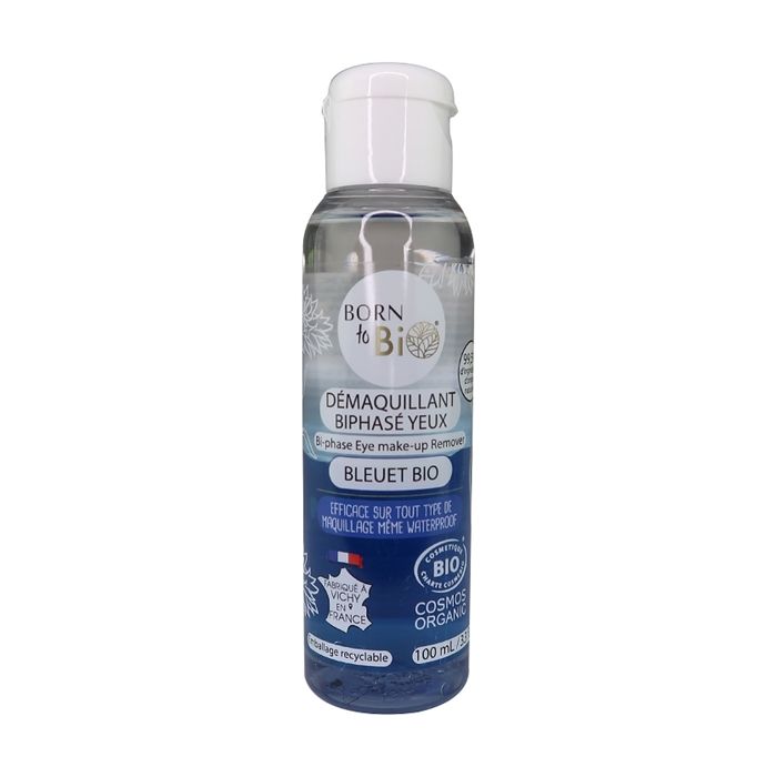Born to bio - Démaquillant Biphasé Yeux Bleuet bio - 100ml - Cosmetique bio
