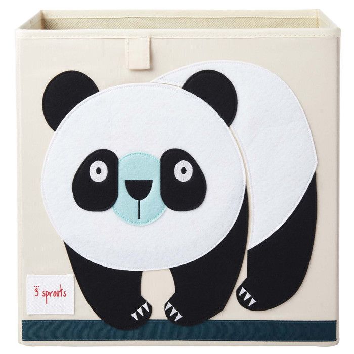 Petit meuble de rangement pour jouets - 3 SPROUTS -  Panda  TU Multicolore