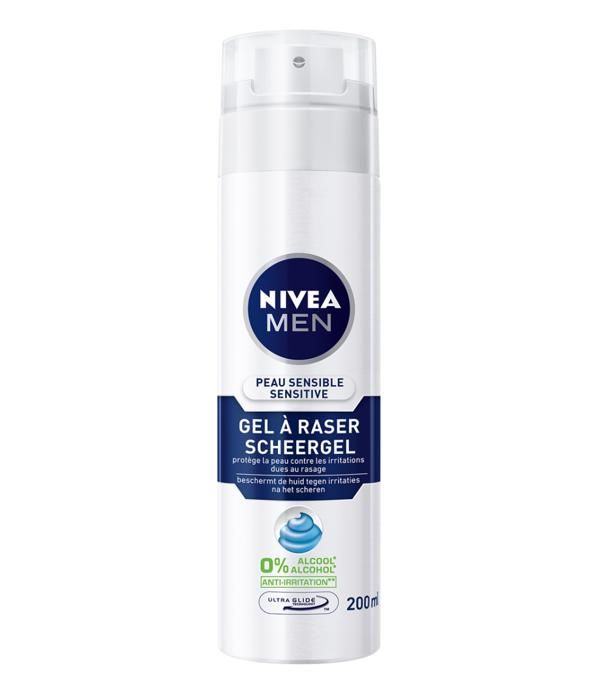 NIVEA MEN Gel à raser - Pour peaux sensibles - 200 ml