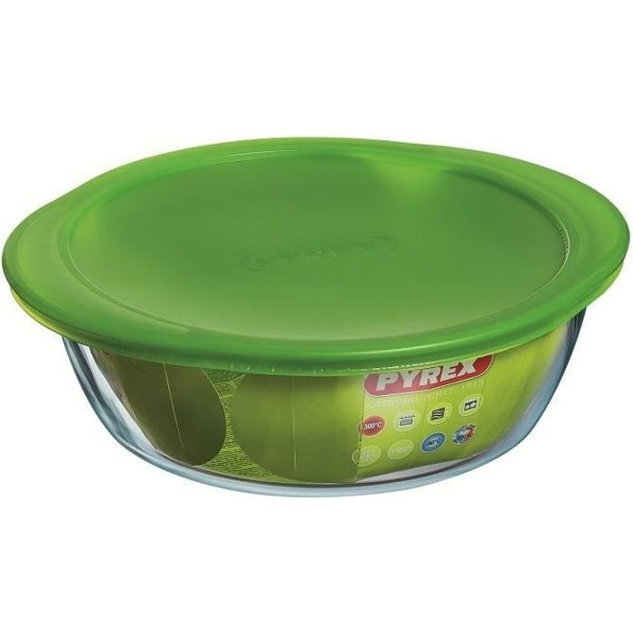 PYREX Plat à four + couvercle Cook and Store Basic 26 cm transparent