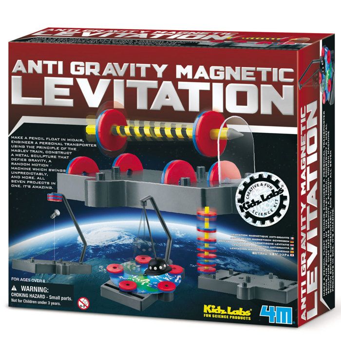 Jeu scientifique - Kidslabs - Lévitation magnétique - Marque 4M - Mixte - A partir de 8 ans