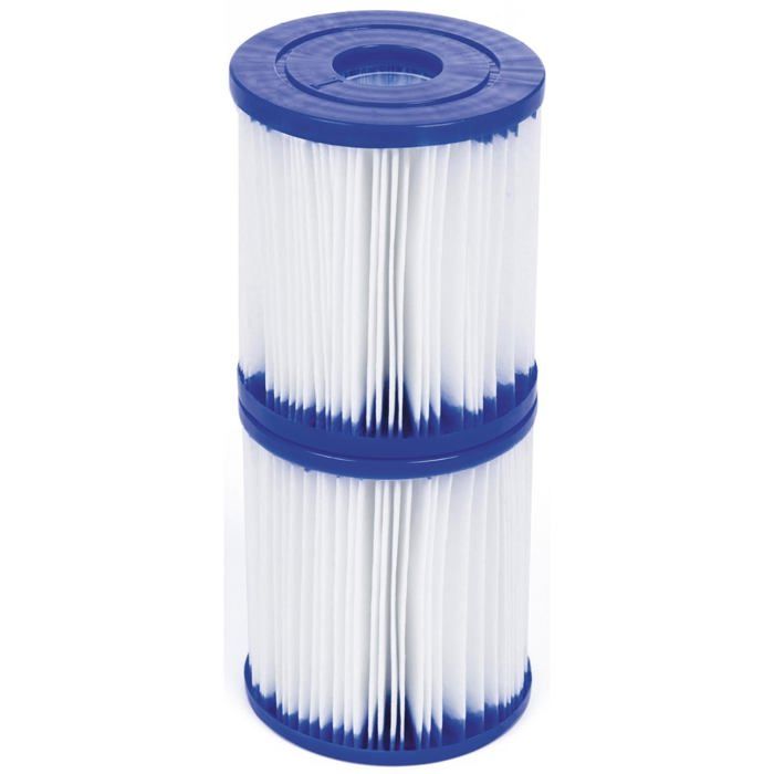 BESTWAY Lot de 2 Cartouche de remplacement pour les pompes de filtration Type I pour Filtre 58381 piscine hors sol