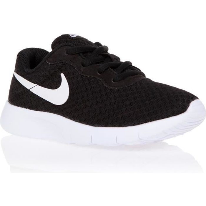 NIKE Baskets Tanjun - Enfant - Noir et Blanc