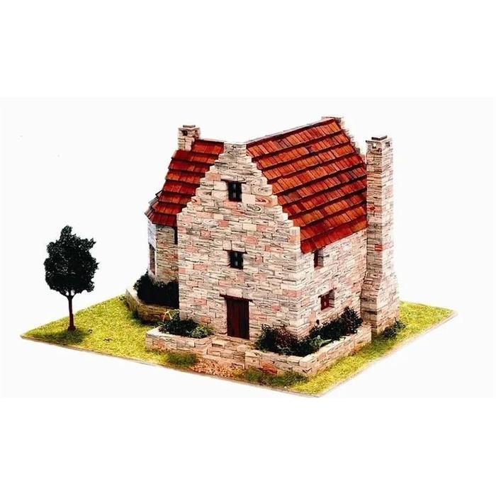 Maquette céramique - Domenech - Chalet vieux cottage - Rose - Porcelaine - Céramique - Grès