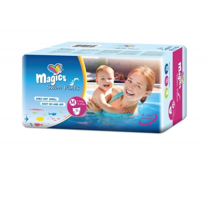Culottes de bain - taille M (7-15kg) - sachet de 11 - Magics