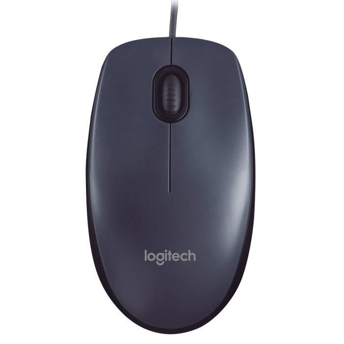 LOGITECH - Souris Filaire Optique - M90 - Noir
