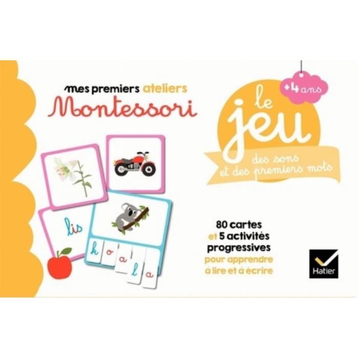 Le jeu Montessori des sons et des premiers mots