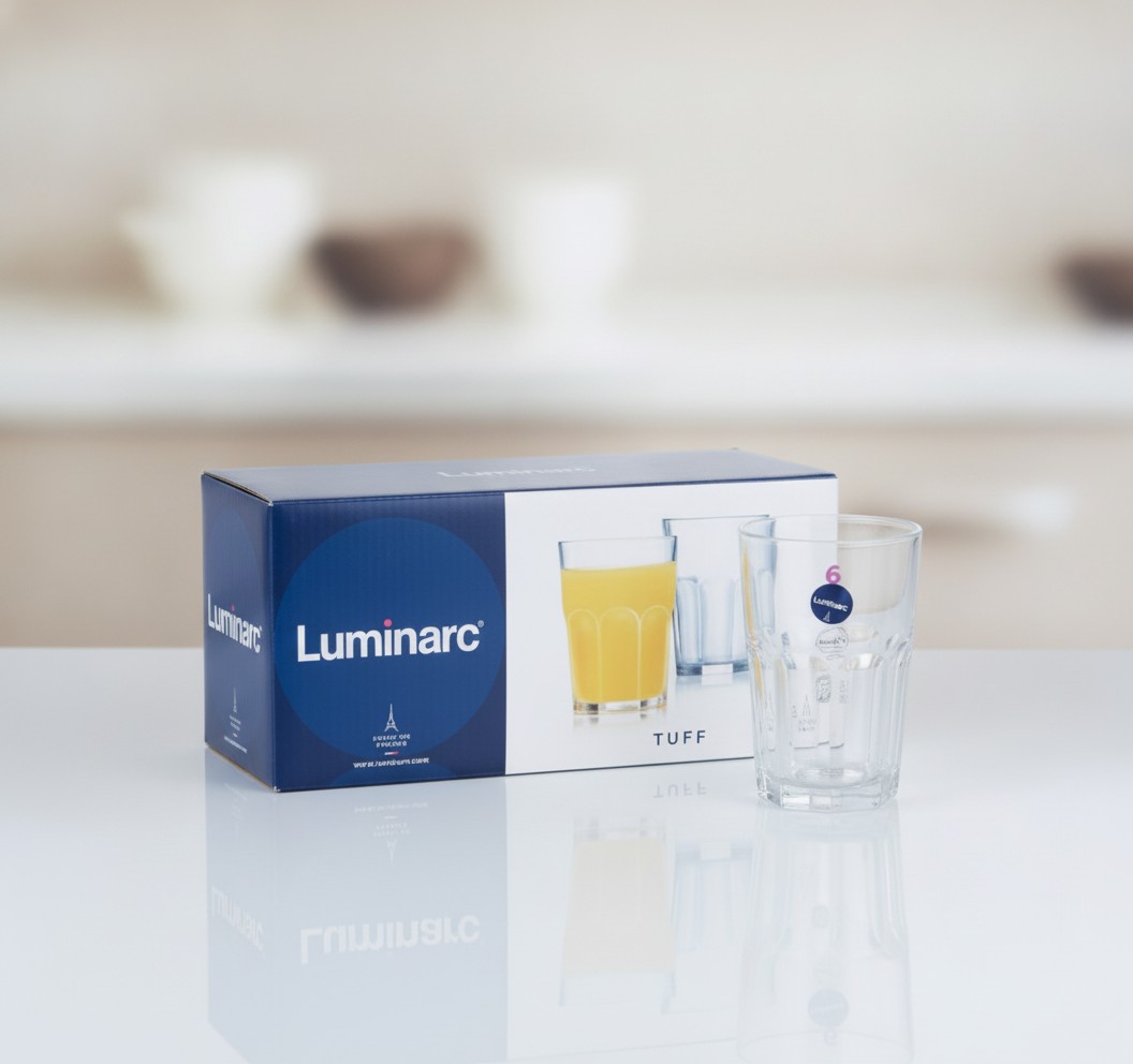 Coffret de 6 Verres Luminarc Vigne - 33 cl - Marjane Mall - Image 2