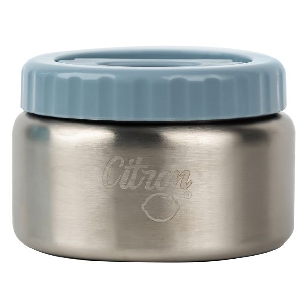 Citron 250ml Mighty Totpot with easy Open Lock - Dusty Blue