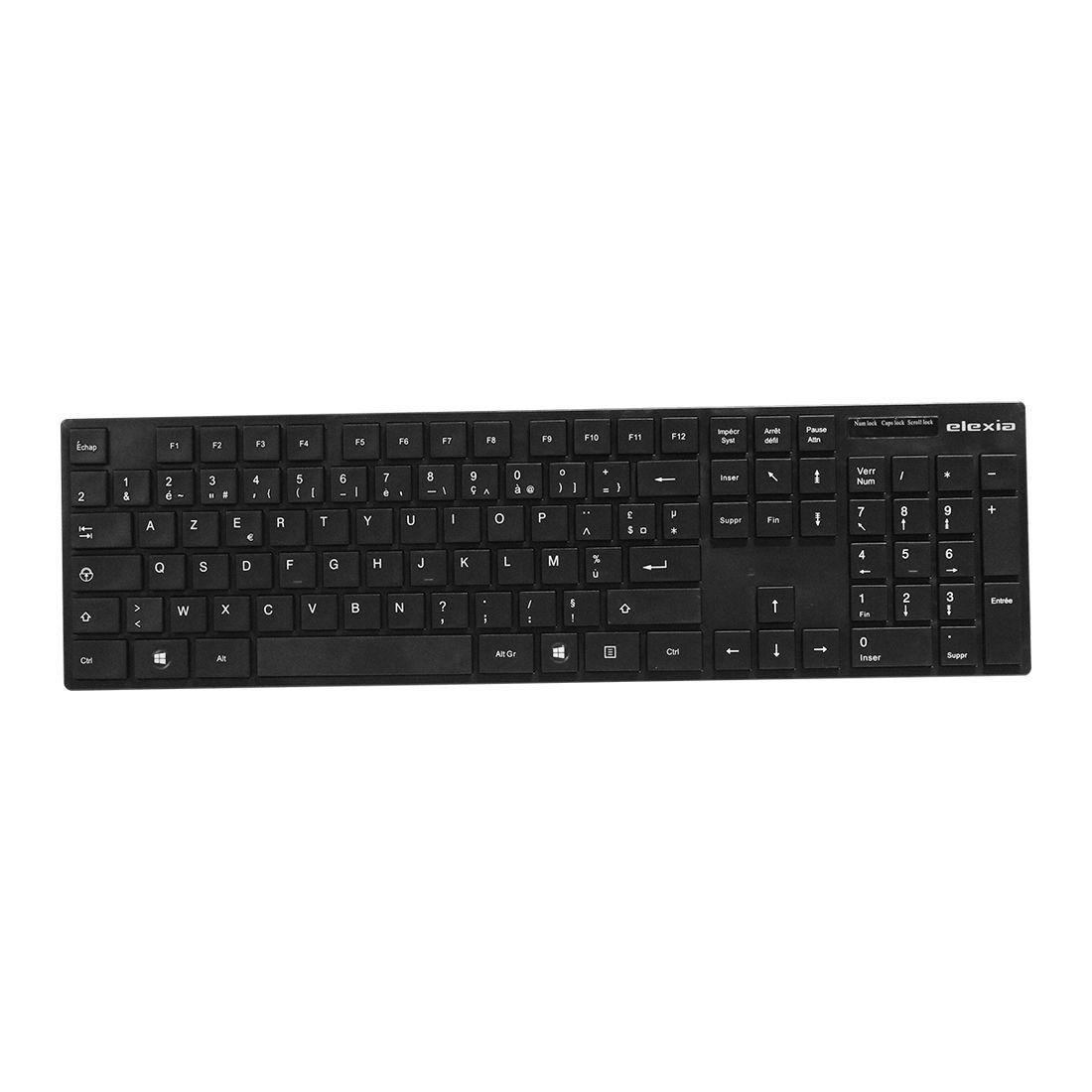 Claviers - ELEXIA CLAVIER FILAIRE ELX-KIM-910 NOIR
