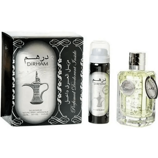 ARD AL ZAAFARAN - Coffret Parfum Dirham  Eau de Parfum 100ML + Déodorant 25ML