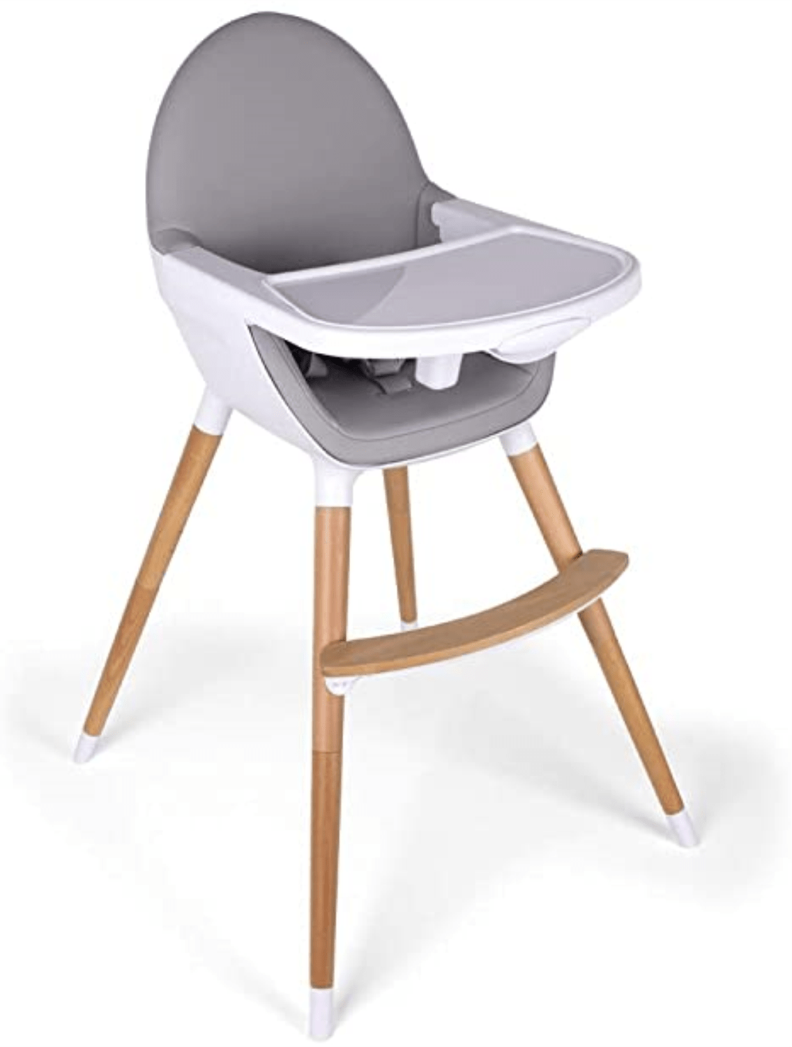 Chaise Haute Bebe Grow Gris Baby Grow