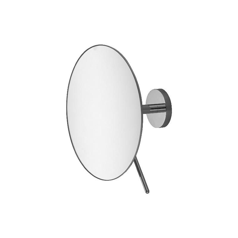 Miroir Grossissant mural Dia 170mm chrome poli 304