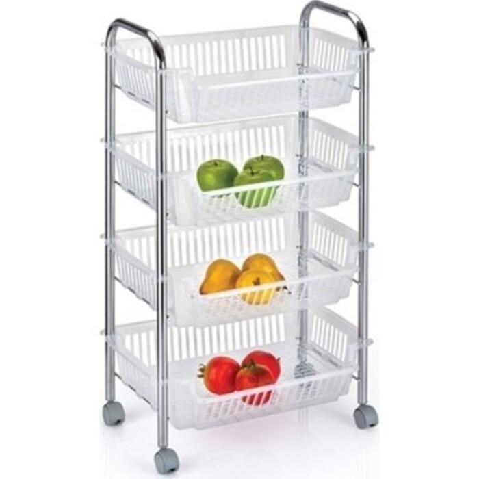 Paniers etageres pour fruits et legumes proff L46cm x L32cm x H88cm