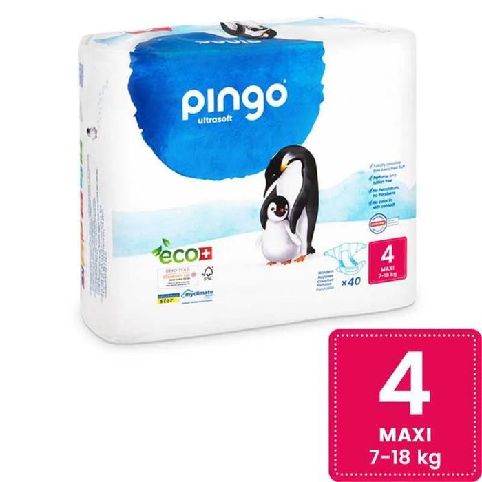 Pingo Couches Maxi Taille 4 7-18kg/2*40pcs