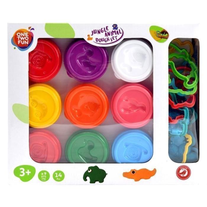 Set de pâte à modeler thème animaux