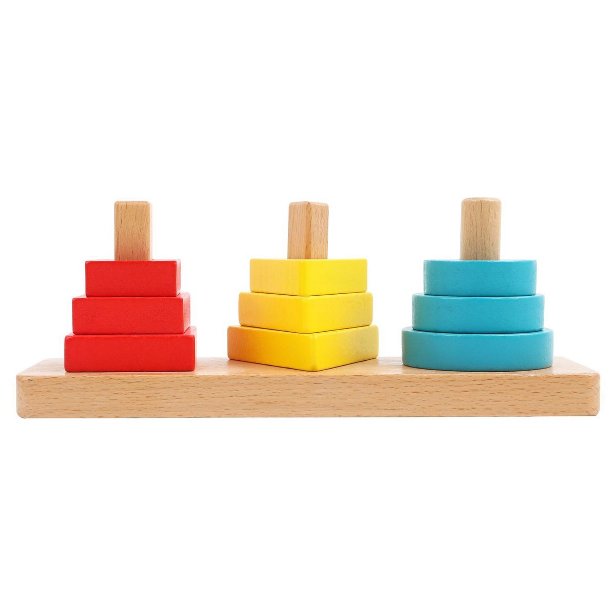 JEU DE FORME GEOMETRIQUE 3 COULEURS
