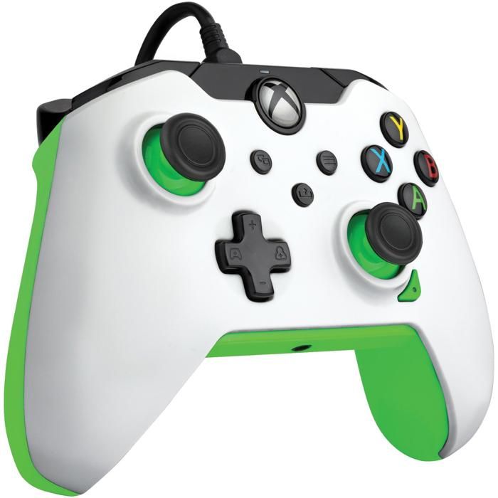 PDP - MANETTE DE JEU FILAIRE - NEON WHITE