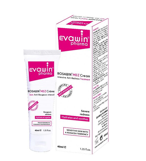 EVAWIN ROSAWIN® Crème MDZ - 40ml – Soin Anti-Rougeurs Intensif - Peaux Sensibles