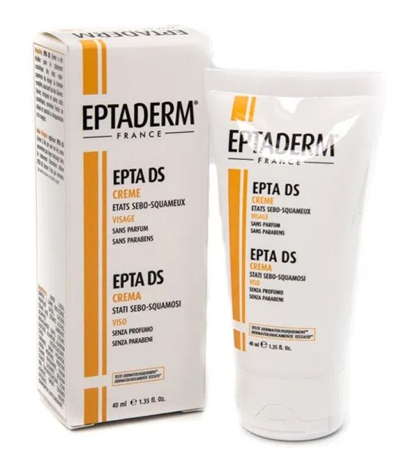 Eptaderm - Crème Visage Epta Ds - Anti-séborrhéique, Apaisante, Sans parfum - 40 ml