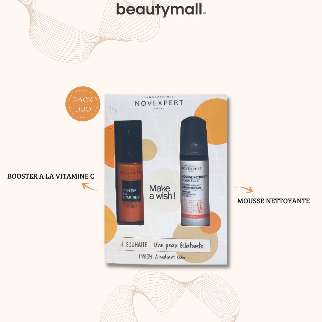 Novexpert Booster à la Vitamine C - 30 ml = Mini Mousse Nettoyante OFFERTE