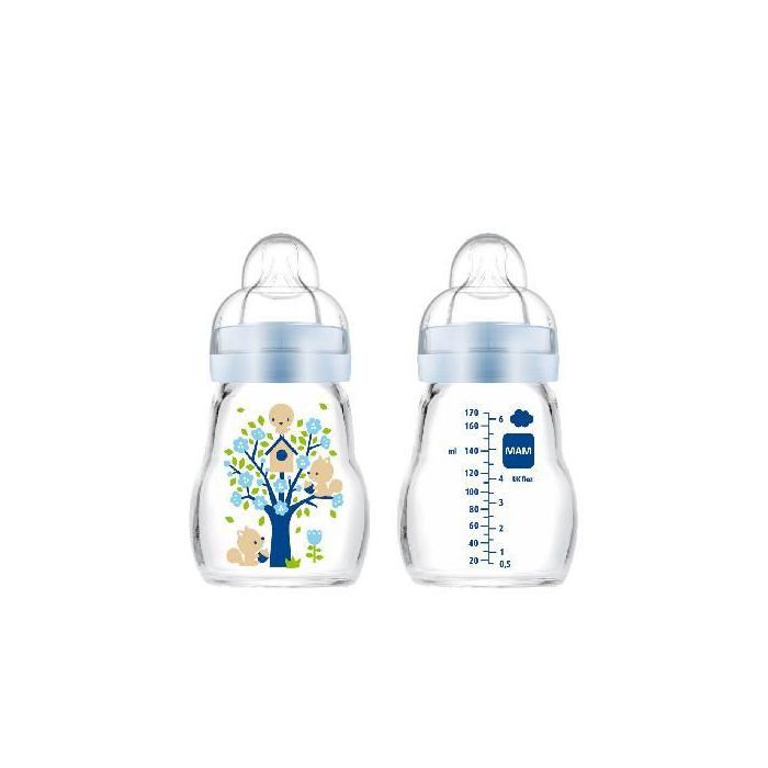 Mam Baby Biberon en verre +0m 170ml