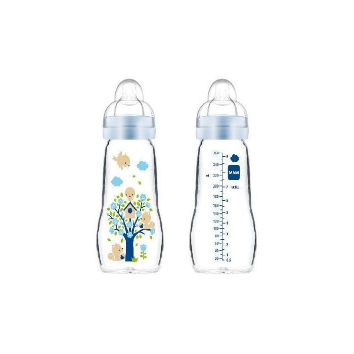 Mam Baby Biberon en verre +2m 260ml