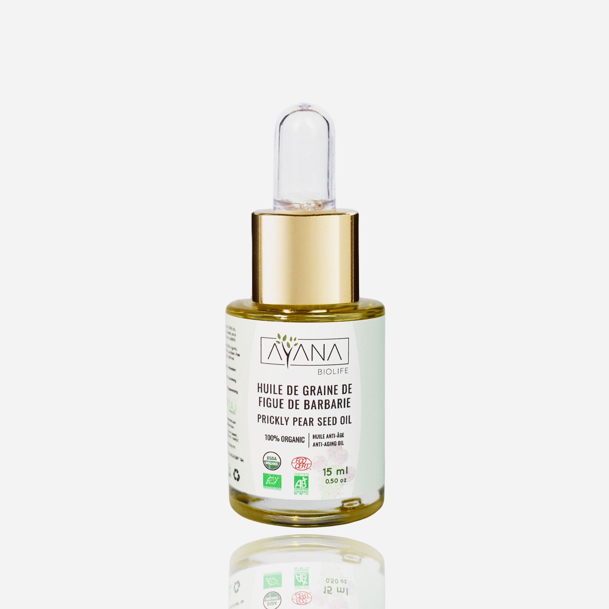Huile de Pépins de Figue de Barbarie Biologique 15ml