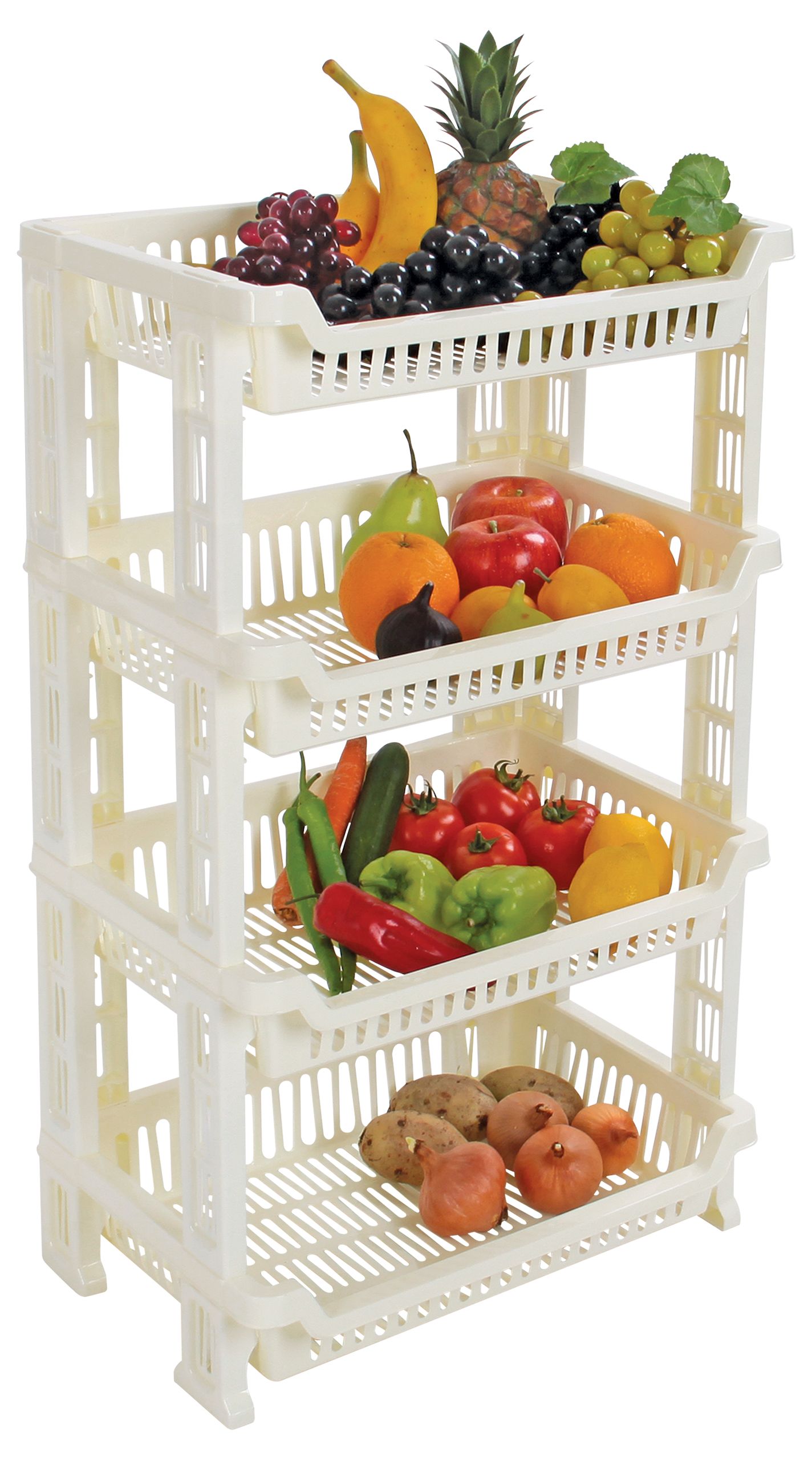 VEGETABLE BIN WITH 4 RACKS