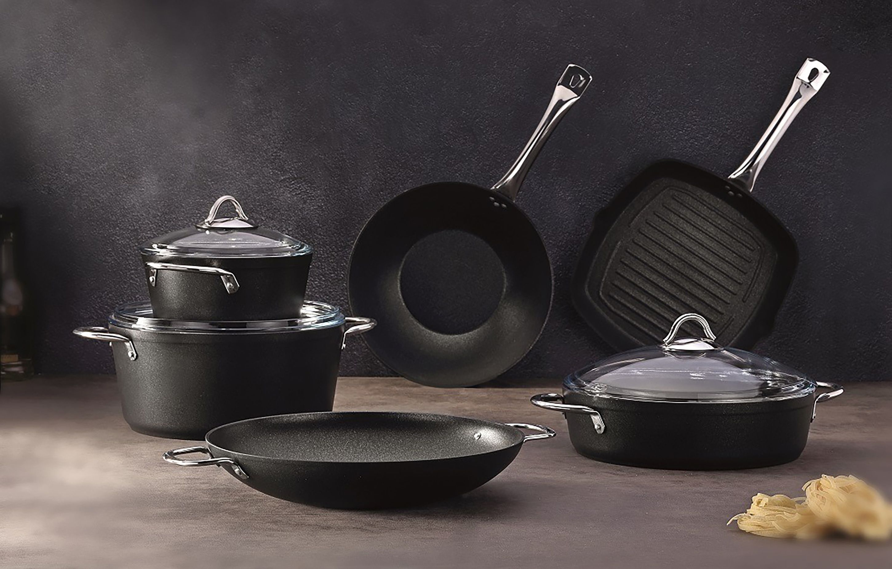 BONERA 9 PCS TITANIUM BIG CHEF SET  PRO-PLUS 360