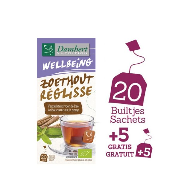 Damhert Tisane Reglisse 20+5 sachets