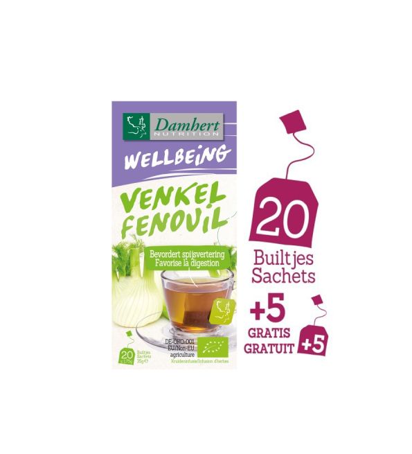 Damhert Tisane Fenouil 20+5 sachets