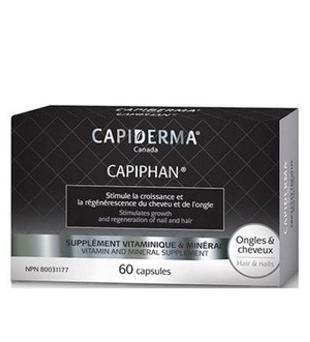 Capiderma Capiphan ongles &amp; cheveux 60capsules Pack