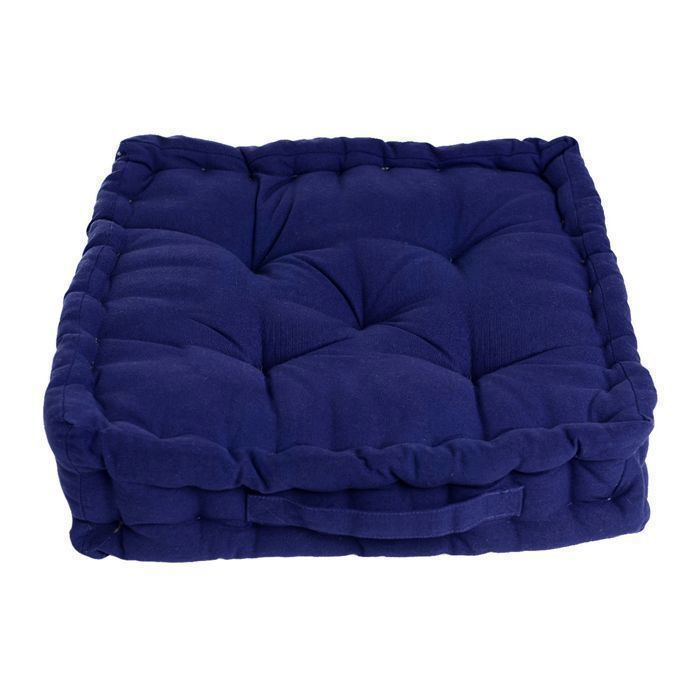 Coussin de sol - TODAY - Ciel d'orage - 50x50x12cm - Bleu - Design élégant