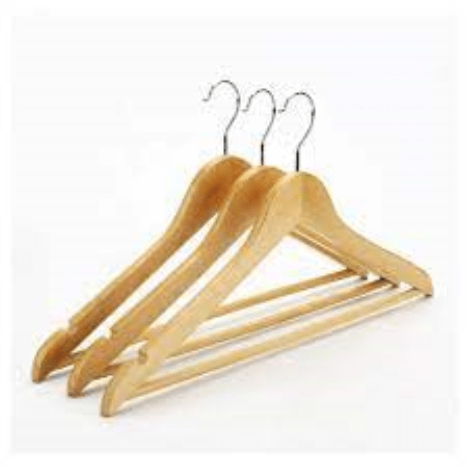 Set 6 Cintres En Bois - 44.5 X 23Cm