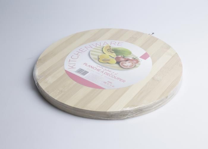 PLANCHE A DECOUPER RONDE DIAM 30CM EN BAMBOO