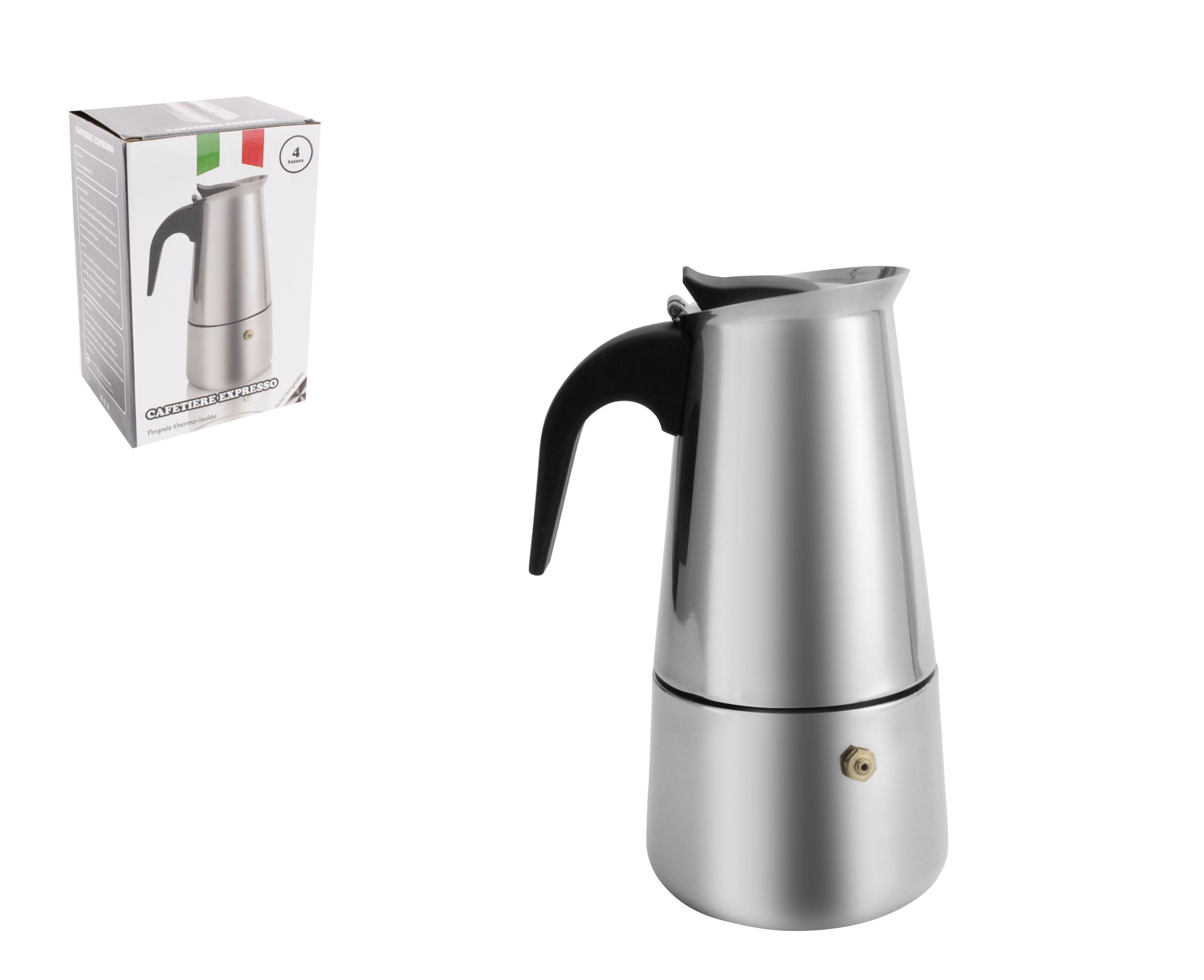 Cafetiere 4 Tasses Avec Bras En Plastique