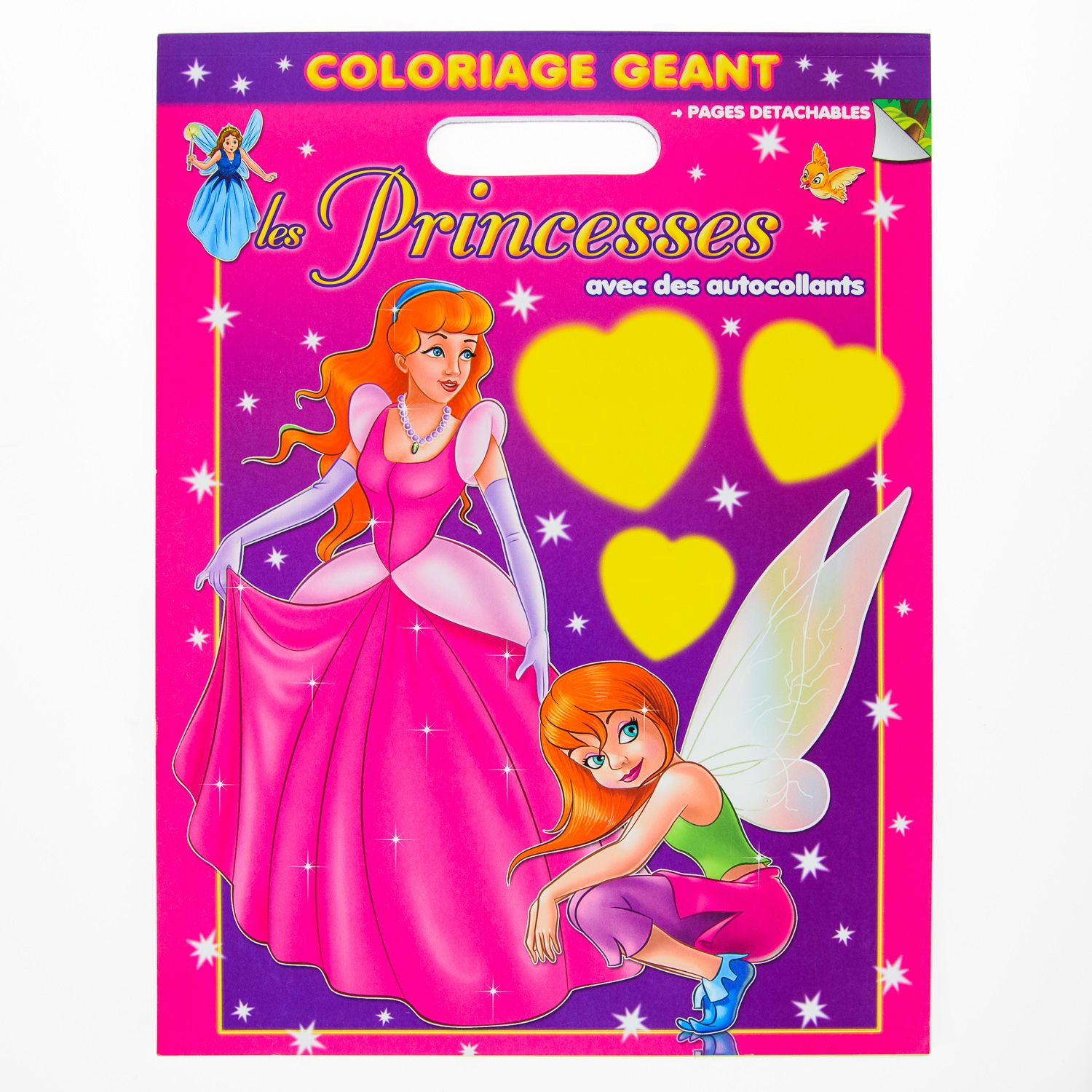 Color Géant Princesses, Avec Des Autocollants