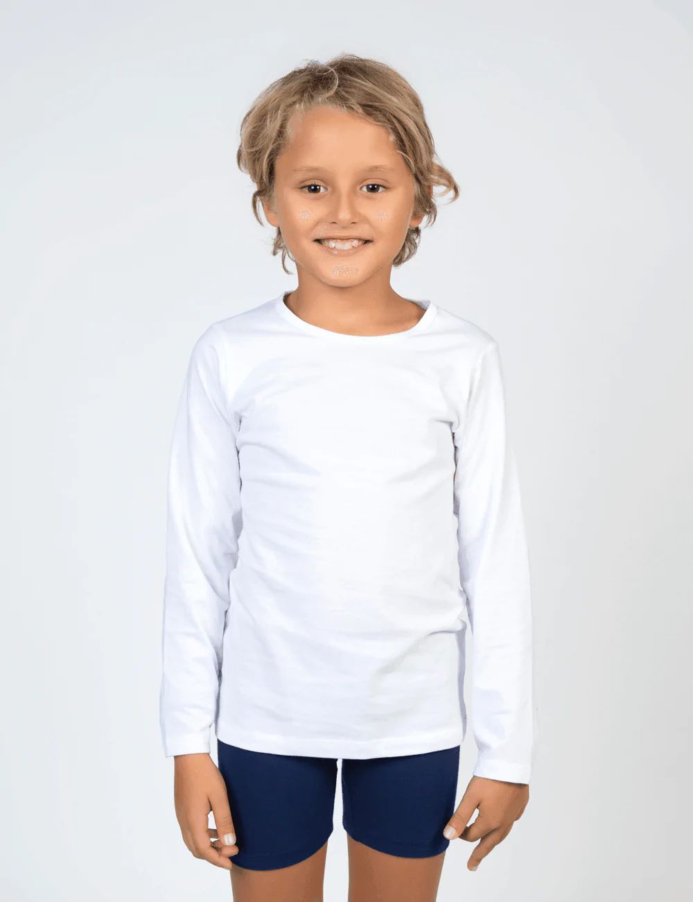 T-Shirt  Col Rond Manches Longues Pour Garçon - PARTNER'S
