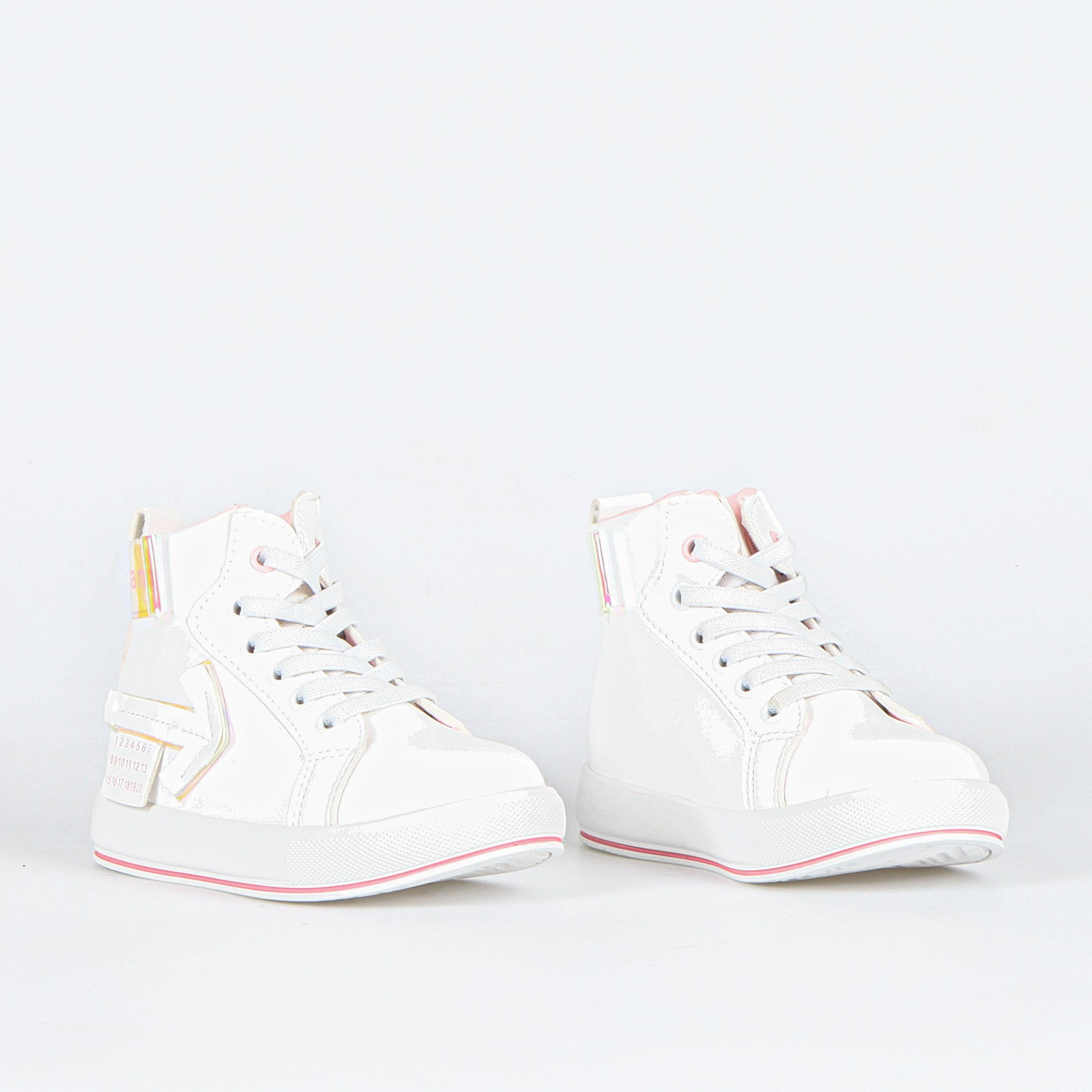 AVA - Baskets Fille en Blanc