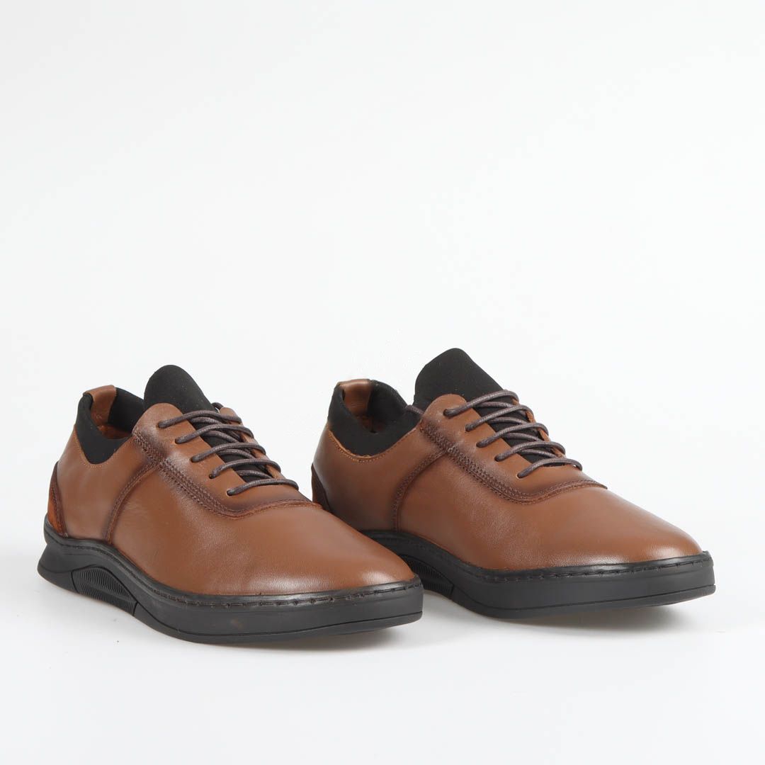 ADRIAN - Baskets Hommes - Tabac