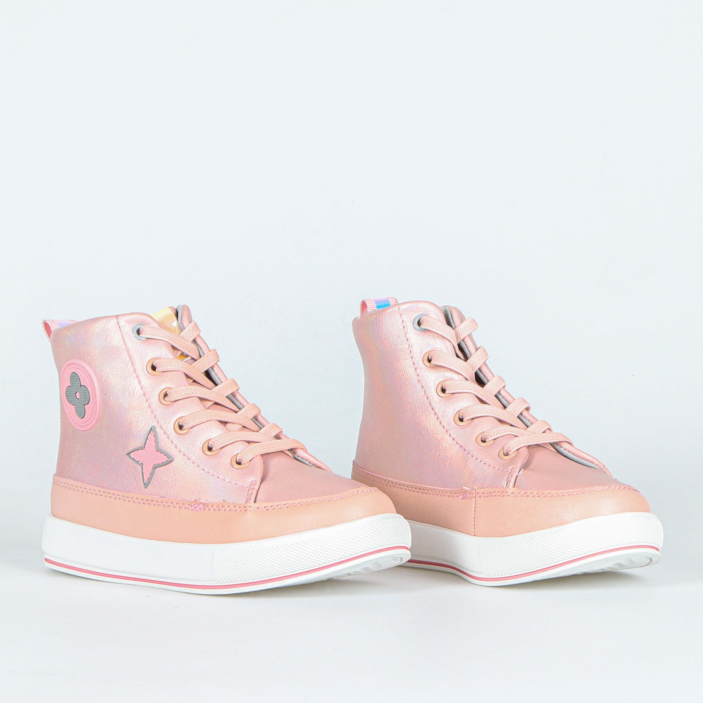 Baskets Fille - EVAN - Rose - Confort Absolu - Haute Qualité